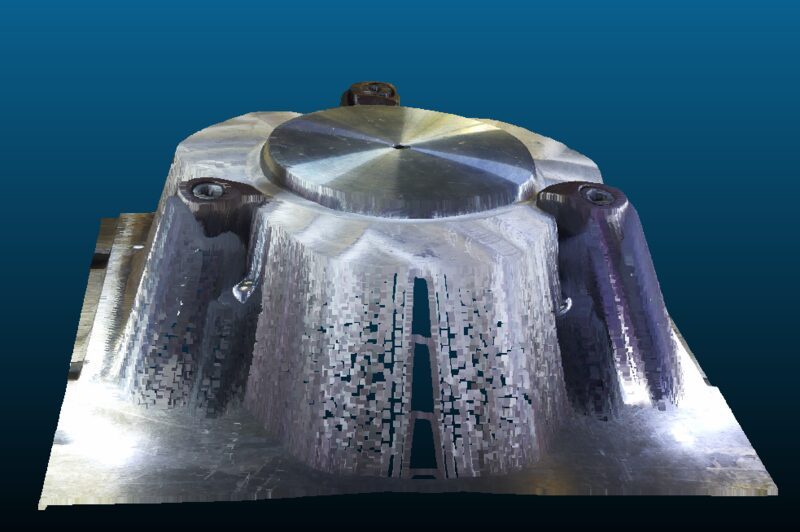 Modèle 3D de la pièce chargé